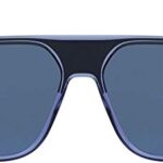 Dolce & Gabbana DG6134 Men’s Sunglasses Transparent Blue/Black/Dark Blue 57