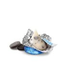 HERSHEY’S KISSES COOKIES ‘N’ CREME Candy, Individually Wrapped in Blue Foil – 2lbs.
