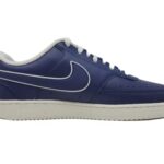 Nike Men’s Court Vision Low Sneaker, Midnight Navy/Midnight Navy, 12 M US