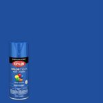 Krylon K05543007 COLORmaxx Spray Paint and Primer for Indoor/Outdoor Use, Gloss True Blue 12 Ounce (Pack of 1)