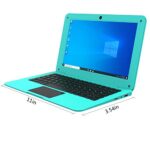 HBESTORE 10.1Inch Portable Laptop Mini Computer Ultra Thin Notebook with Apollo Lake N3350,6GB RAM and 64GB Storage with Windows10 OS (Blue).