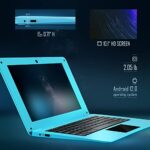 G-Anica Laptop Computer(10.1 inch), Quad Core Powered by Android 12.0, Netbook Computer with WiFi, Webcam and Bluetooth, Mini Laptop with Bag, Mouse, and Mouse Pad for Kids and Adults?Blue?