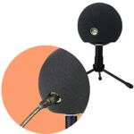 Pop Filter For Blue Snowball – Professional Snowball iCE Mic Foam Wind Cover Windshield Pop Filter for Recordings, Broadcasting, Singing by SUNMON