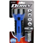 Dorcy 55 Lumen Floating Water Resistant LED Flashlight with Carabineer Clip, Blue (41-2514)