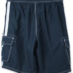 Kanu Surf Men’s Barracuda Swim Trunks (Regular & Extended Sizes), Navy, X-Large