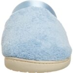 isotoner womens Microterry Clog slippers, Bonney Blue, 8.5-9 US