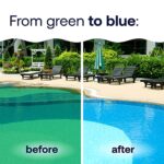 HTH 52038 Swimming Pool Care Green to Blue, Advanced Shock System, 2-Step Swimming Pool Care Solution, 1 Kit