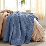 Bedsure Queen Quilt Bedding Set – Lightweight Summer Quilt Full/Queen – Mineral Blue Bedspreads Queen Size – Bedding Coverlets for All Seasons (Includes 1 Quilt, 2 Shams)
