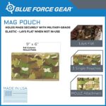 Blue Force Gear MOLLE Mag Pouches, Triple Magazine Pouch, Airsoft Magazines Small Pouches – 9.25 x 5.5 x 0.13 Inches (Multicam Camo)