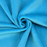 Short Pile Plush Fabric for Sewing/Minky for plushies & Many More ? 39.5×29.5 inch ? Pile Length 1/16 inch (1.5 mm) ? Blue
