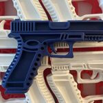 GARRET MACHINE Plastic Inert Training Pistol Compatible with Glock 19 (Blue)