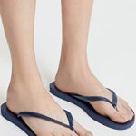 Havaianas Women’s Slim Flip Flop Sandals, Navy Blue, Size 7/8 Women’s