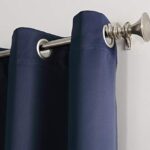 Sun Zero Easton Energy Saving Blackout Grommet Curtain Panel, 40″ x 63″, Navy Blue