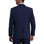 J.M. Haggar Men’s Premium Stretch Classic Fit Suit Separate Coat Big & Tall Sizes, Navy Blue, 44 Regular