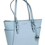 Michael Kors Charlotte Large Top Zip Tote (Vista Blue)