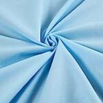 60 Inch Light Blue Poly Cotton Broadcloth Fabric – by The Yard
