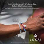 Lokai Silicone Beaded Bracelet for Men & Women, NFL Football Collection – Buffalo Bills, Small – Silicone Jewelry Fashion Bracelet Slides-On for Comfortable Fit