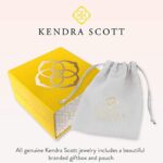 Kendra Scott Elisa Short Pendant Necklace for Women, Dainty Fashion Jewelry, 14k Gold-Plated Brass, Cobalt Cats Eye