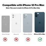OTOFLY Compatible with iPhone 12 Pro Max Case 6.7 inch(2020),[Silky and Soft Touch Series] Premium Soft Liquid Silicone Rubber Full-Body Protective Bumper Case for iPhone 12 Pro Max (Navy Blue)