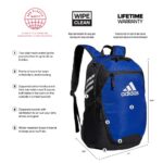 adidas Stadium 3 Sports Backpack, Team Royal Blue, One Size