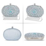 UBORSE Clutch Bag Women Shoulder Bag Small Crystal Bag Elegant Rhinestone Clutch Evening Purse for Wedding Cocktail Party