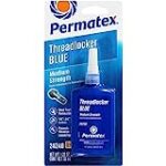 Permatex 24240 Medium Strength Threadlocker Blue, 36 ml, Automotive Threadlocker For Preventing Bolts From Loosening And Corrosion, Removable With Hand Tools