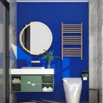 FunStick Klein Blue Wallpaper Peel and Stick Blue Wallpaper Removable Matte Blue Contact Paper Waterproof Self Adhesive Blue Wall Paper Roll for Bedroom Bathroom Boys Kids Cabinets Desk 15.7″x78.7″