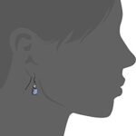 1928 Jewelry Light Blue AB Crystal Drop Earrings