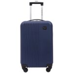 Travelers Club Cosmo Hardside Spinner Luggage, Navy Blue, Carry-On 20-Inch