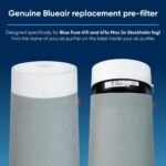 BLUEAIR Genuine Pre-Filter Blue Pure 411i Max and 411a Max Air Purifiers, Washable Fabric, Sand Pink