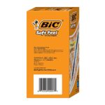 BIC Soft Feel Stick Pens With Special No-Slip Comfortable Grip, Medium Point (1.0 mm), Blue, 36-Count