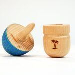 Bahama Kendama Mushroom Pill Kendama- Reverse Spike – Blue Over Green