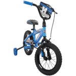 Huffy Bicycle Company Kids Bike, MotoX, 14″ Gloss Blue, 14 inch wheel, Quick Connect Assembly