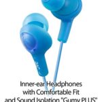 JVC HAFX5A Gumy Plus Inner Ear Headphones (Blue)