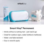 Cricut Smart Permanent Vinyl (5.5in x 48in, Light Blue) for Joy machine – matless cutting for shapes up to 4ft, & repeated cuts up to 20ft