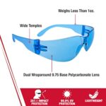 Radians MR01B0ID Mirage Sleek Design Lightweight Men/Women Glasses with Distortion Free Blue Lens
