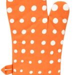 Blue Q Oven Mitt, Fuck, I Love Cheese. Super-insulated quilting, natural-fitting shape, 100% cotton, orange, 12.5″h x 7.5″w