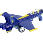 United States Navy Blue Angels F/A-18 Super Hornet Fighter Jet 7″ 1:50 Scale Die Cast Model w/Pullback Action #1, 2, 3, 4, 5, and #6 Set