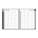 Blue Sky 2024 Weekly and Monthly Appointment Book and Planner, 8.5″ x 11″, Flexible Cover, Wirebound, Enterprise (111289-24)