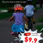 Toddler Bike Helmet for Boys and Girls, Adjustable Kids Helmets from Infant/Baby to Children, 1/2/3/4/5/6/7/8 Years Old-Blue Monster XS
