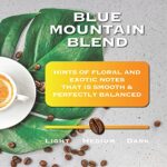 Magnum Exotics Coffee, Blue Mountain Coffee Blend – Medium-Light Roast, Whole Bean Coffee, Made from 100% Arabica Bean Coffee, Rich & Smooth Flavor, Fresh Roast – Blue Mountain Blend, 2 Lb Bag (32 oz)