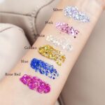 TEOYALL Long Lasting Body Glitter Holographic Sparkling Cosmetic Grade Chunky Glitter for Face Hair (Blue)