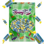 Jolly Rancher Blue Raspberry Hard Candy, Individually Wrapped, Bulk Candy Bag – 1 Pound (16 oz)