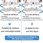 2 Pieces Wedding Garters Floral Lace Bridal Garter Hand Sewn Faux Pearls Garter for Bride White (Blue M)