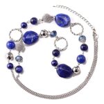 PEARL&CLUB Long Beaded Necklaces For Women – Sweater Chain Fashion Jewelry Necklace Gifts For Women (23-Royal Blue)