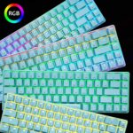 60 Percent Mechanical Gaming Keyboard Blue Switch 68 Keys Wired RGB 18 Backlit Effects,Lightweight Gaming Mouse 6400 DPI,Mousepad for Gamers,Typists(Blue)