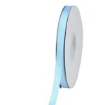 Ribest 3/8 inch Light Blue Double Face Satin Ribbon 50 Yards Per Roll for Gift Wrapping Flowers Bouquet Baby Hair Accessories Wedding Birthday