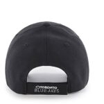’47 Toronto Blue Jays Mens Womens MVP Adjustable Velcroback Black White Hat