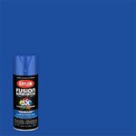 Krylon K02716007 Fusion All-In-One Spray Paint for Indoor/Outdoor Use, Gloss Patriotic Blue, 12 Ounce (Pack of 1)