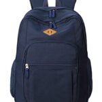 abshoo Classical Basic Womens Travel Backpack For College Men Water Resistant Bookbag (Navy)